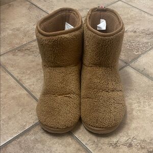 MARLEYLILLY Cozy Brown Fuzzy Fleece Boots